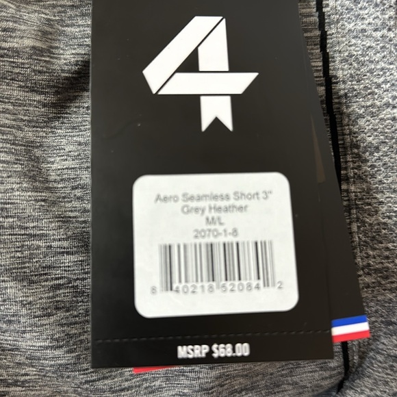 Womens seamless workout shorts m/l new grey - Picture 7 of 7